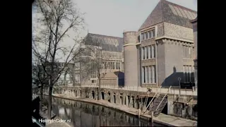 Stadsbeelden Utrecht 1918, ingekleurde film met geluid. Colorized footage sound added.