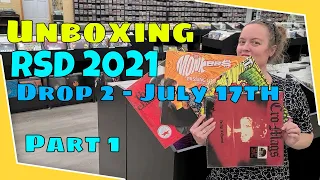 Unboxing - Record Store Day 2021 Drop 2 - Vinyl Records - July 17th - RSD