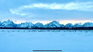 Breathtaking Winter Scenery in Jackson Hole, Wyoming