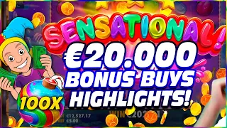 HUGE WIN on SWEET BONANZA and WILD WEST GOLD - BONUS BUYS BIGGEST WINS