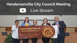 August 4, 2022 - Hendersonville City Council Meeting