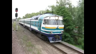 DR1B Diesel trains in Tallinn 2008