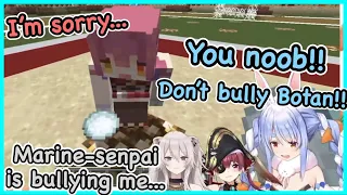 【ENG SUB】Pekora protects Botan from Marine (Hololive Sports Festival Practice)