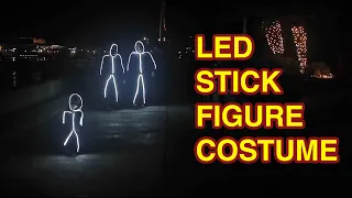 An LED Stick Figure Costume