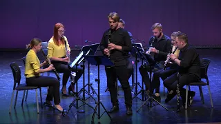 M. MANGANI: Theme for clarinet solo and clarinet ensemble