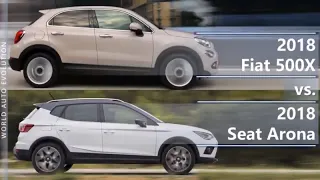 2018 Fiat 500X vs 2018 Seat Arona (technical comparison)