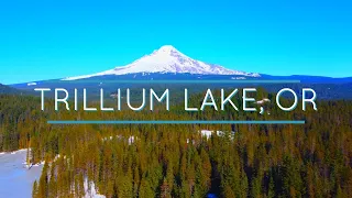 Sledding and Hiking at Trillium Lake