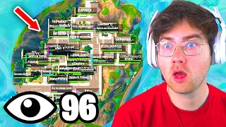 I Got 100 Players To Land At Tilted Towers in OG Fortnite (Craziest Tournament Ever)