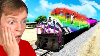 I ENCHANTED the TRAIN in GTA 5!