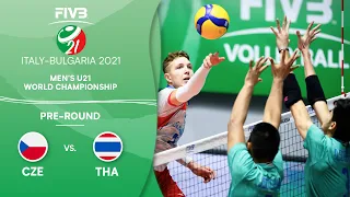 CZE vs. THA - Pre-Round | Full Game | Men's U21 Volleyball World Champs 2021