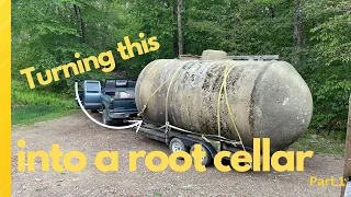 DIY Homesteading: Root Cellar from a $400 Tank | Part 1