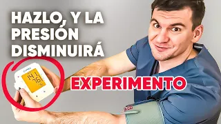 Este ejercicio reduce INSTANTÁNEAMENTE la presión arterial. ¡El resultado te sorprenderá!