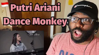 🇮🇩 Putri Ariani - Dance Monkey ( Tones and I Cover ) REACTION!!!