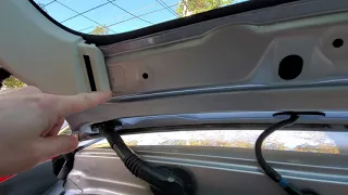 Honda CR-V rear dashcam install