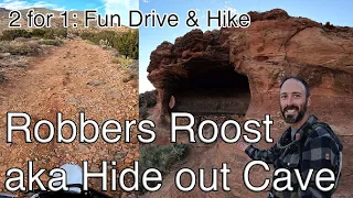 Robbers Roost Hike (aka Hide Out Cave) - Neat hike in Sedona with a fun motorycle drive