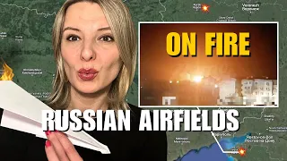 HUGE ATTACK ON RUSSIA AIRFIELDS: KURSK, ENGELS, MOROZOVSK, YEISK Vlog 648: War in Ukraine