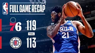 Full Game Recap: 76ers vs Clippers | Embiid Leads Sixers