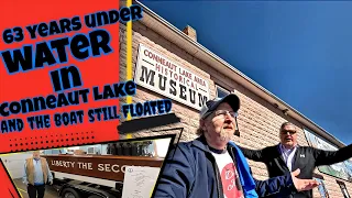 63 Years at The Bottom of The Lake" BOAT STILL FLOATED" | Conneaut Lake Museum | We Got In!?!