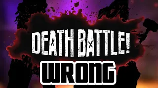 DEATH BATTLE! Episodes that are wrong (by their own logic)