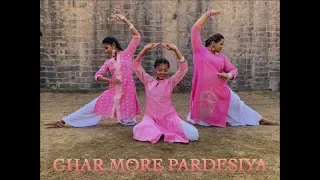 Ghar More Pardesiya I Bollywood Kathak Fusion  by I Shweta Kadam I Aaliya Bhat - Madhuri Dixit
