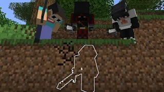 Minecraft Survivor VS 3 Hitmen...