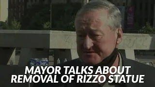 Mayor Kenney discusses removal of Frank Rizzo statue in Philadelphia