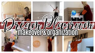 *NEW* DREAM PLAYROOM MAKEOVER AMAZON ROOM MAKEOVER ORGANIZATION TIFFANI BEASTON HOMEMAKING 2022 SAHM