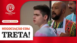 Treta atrás de TRETA! | Especial de 10 anos | BAÚ MASTERCHEF