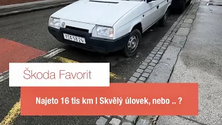 Škoda Favorit s nájezdem 16 tis km | Skvělý úlovek, nebo..?