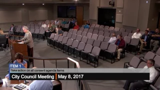 CIty Council Meeting - 5/8/2017