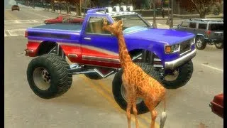 Gta 4 Giraffe Monster Truck Amazing