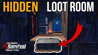 I built a solo base with a hidden loot room (EP367) Last Island of Survival