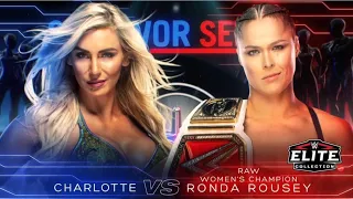 WWE 2K19 - CHARLOTTE FLAIR VS RONDA ROUSEY - (SURVIVOR SERIES SIMULATION)