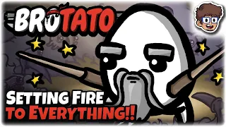Setting Fire to EVERYTHING with the Mage!! | Brotato