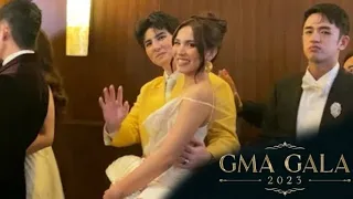 KYLINE ALCANTARA & MAVY LEGASPI ARRIVAL AT GMA GALA 2023 | Red Carpet Access! Cute ng Mavline!