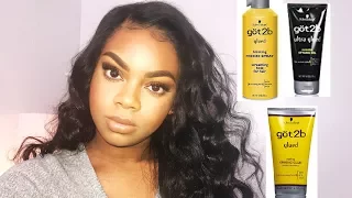 HOW TO : INSTALL YOUR LACE WIG WITH GOT 2B GLUE ! PART 3