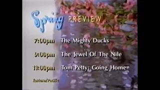 The Disney Channel Spring Preview schedule promos 1994