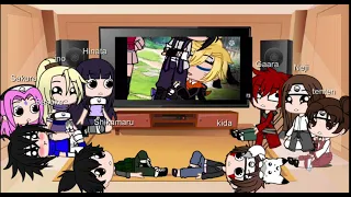 Narutos friends reacts to the golden family |•Blueberry Blue Afton•| @goldenmoon2403