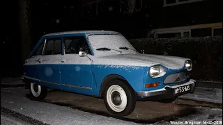 Citroën Ami in the snow