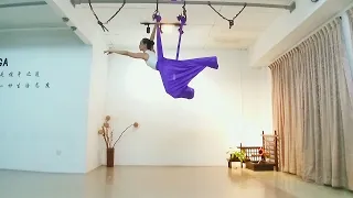 Aerial yoga aerial dance 空中瑜伽 空瑜舞韵 pigeon 花式