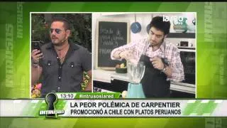 Carpentier promocionó a Chile con platos peruanos