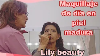 Maquillaje de dia en piel madura.