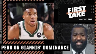 Giannis could be the most dominant player EVER! - Perk on Lakers vs. Bucks | First Take