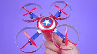 Make an Amazing Mini Drone with soda cans