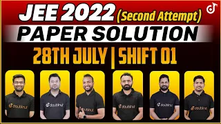 JEE Main 2022 2nd Attempt: Paper Solution [28th July - Shift 1] | JEE 2022 Questions and Solutions