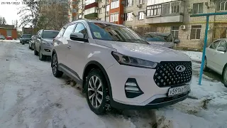 CHERY TIGGO 7 PRO. Глубокий снег для молодых