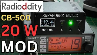 Radioddity CB-500 / Anytone 500M 2.  How to HIGH POWER  MOD