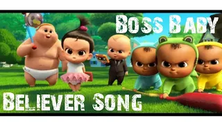 Boss Baby - Believer (kids fight for tape)...