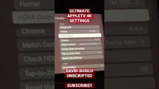 Ultimate AppleTV 4K Settings