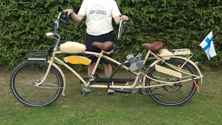 motorized tandem bicycle